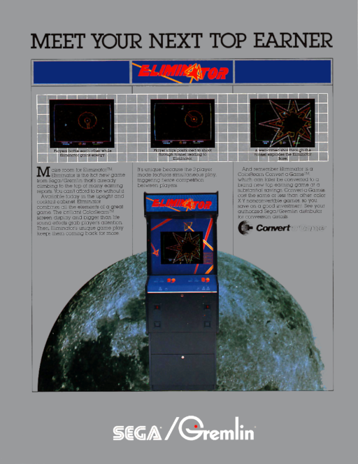 Eliminator (4 Players) Arcade Game Cover
